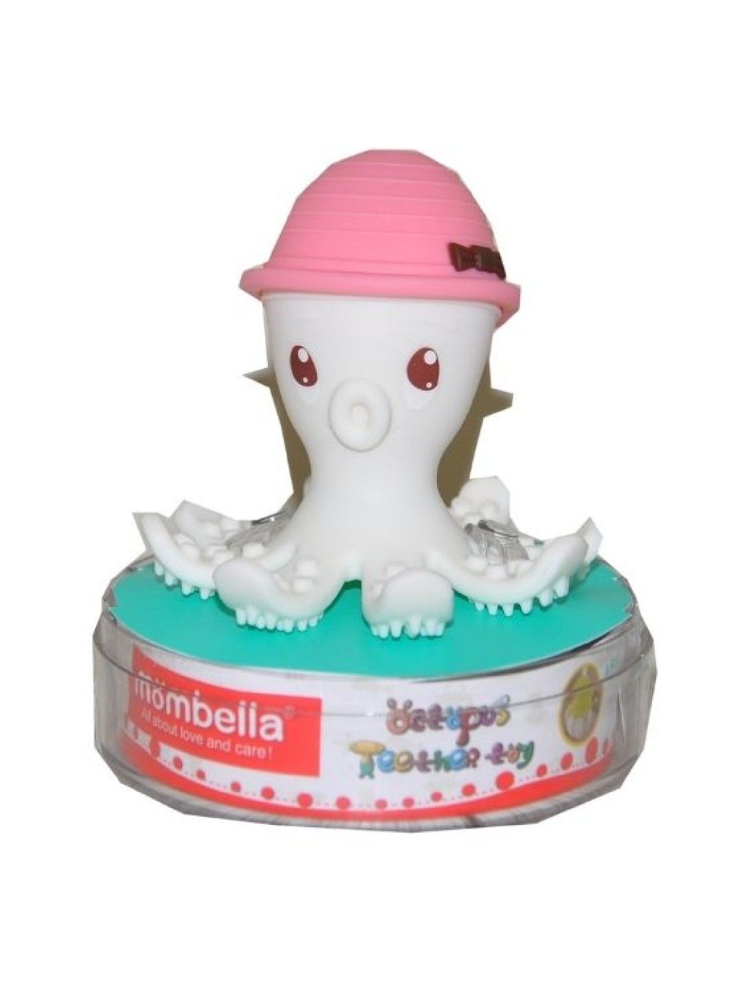 Mombella 3D Octopus Teether (Pink- Image 4)