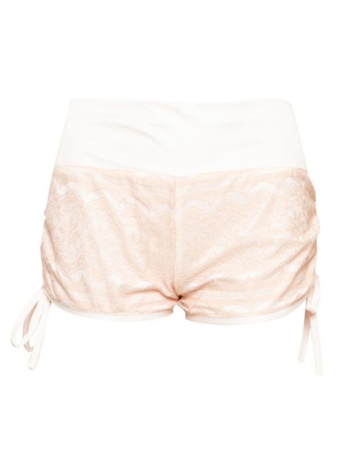 eska Premium Lace High Waist Boyleg Shorts (Pink- Image 2)