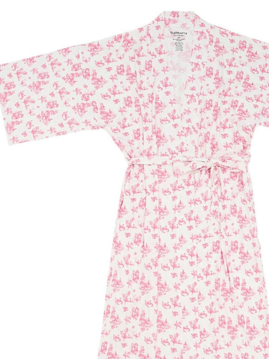 Bamberry Baby Mommy Robe - Toile de Jouy 2025 Edition (Pink Ballet- Image 2)