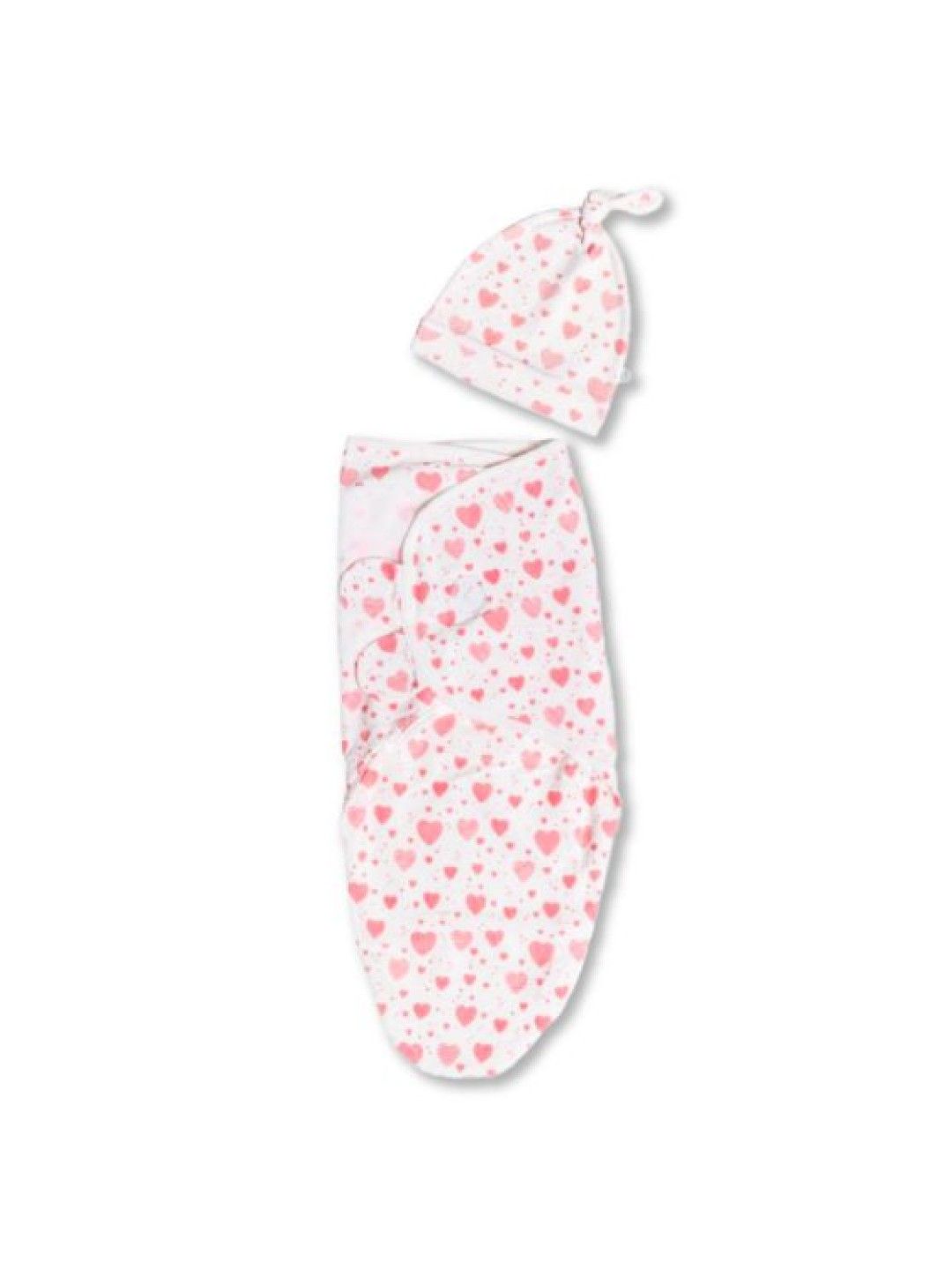 Swaddies PH Infant Velcro Swaddle Wrap with Knotted Hat Set