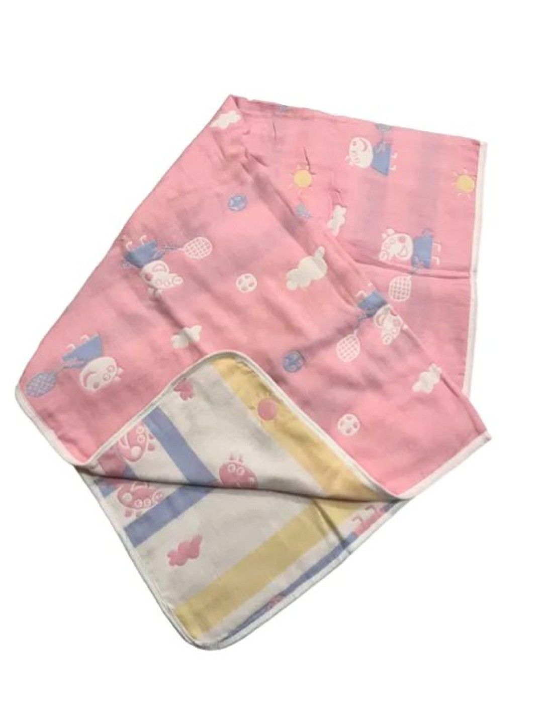 QT Hub Reversible Blanket (Pink Pig- Image 1)