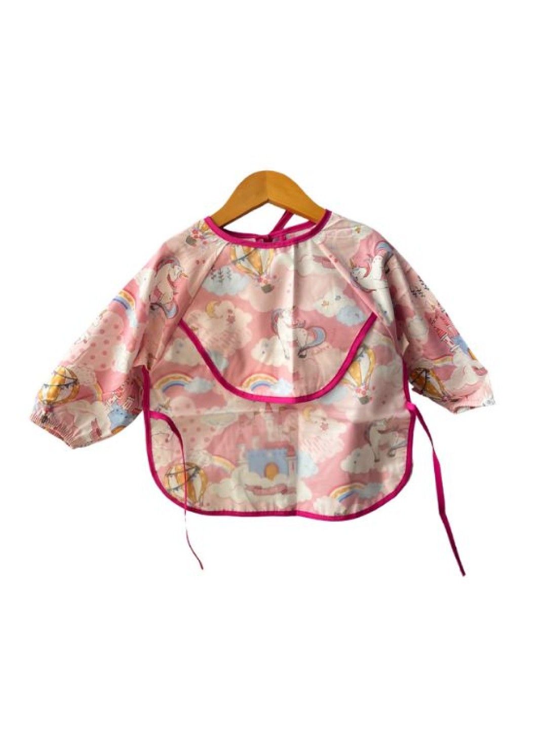 JulieBean Baby Long Sleeve Spill Proof Apron Bib with Food Catcher