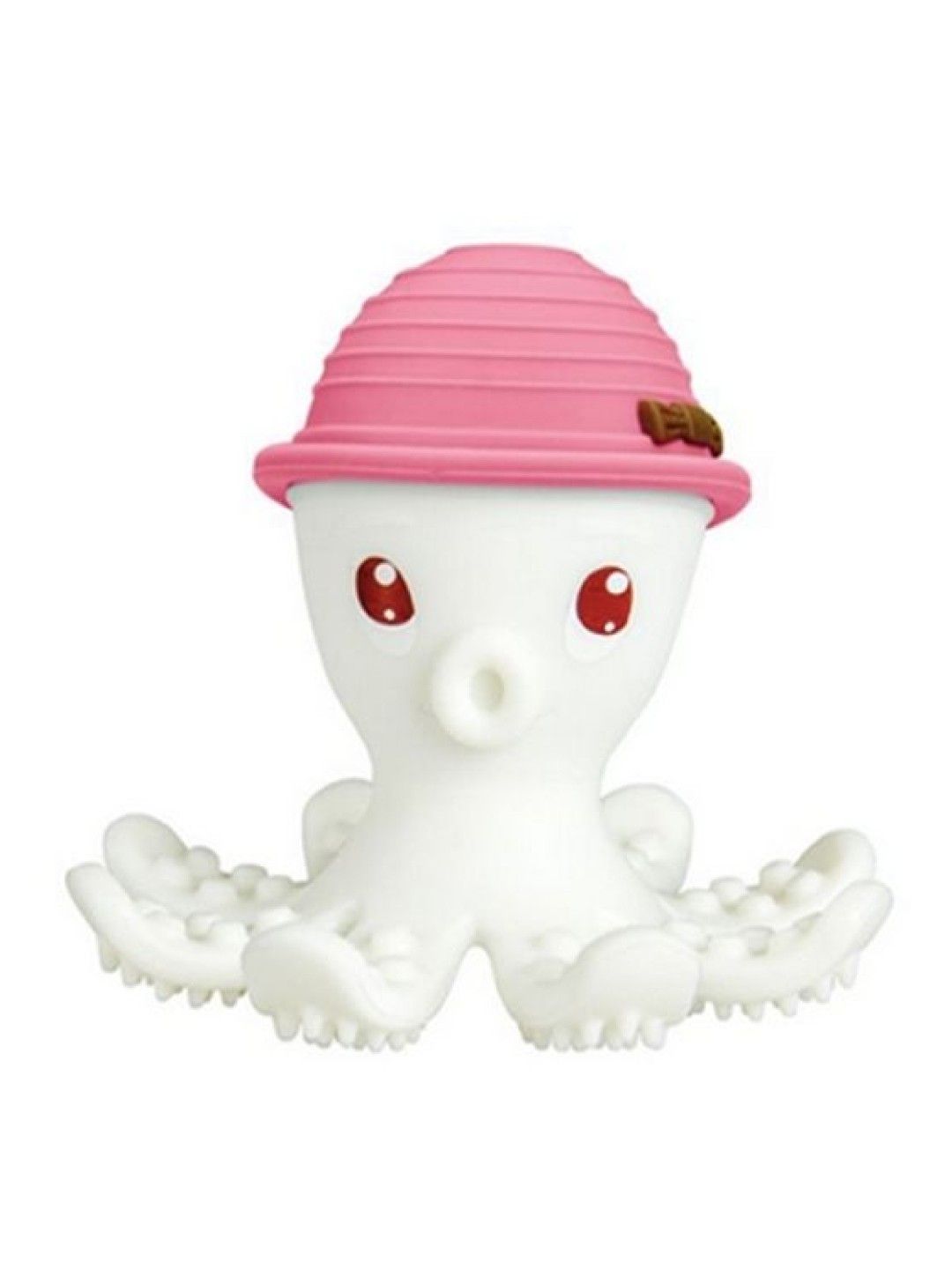 Mombella 3D Octopus Teether (Pink- Image 1)