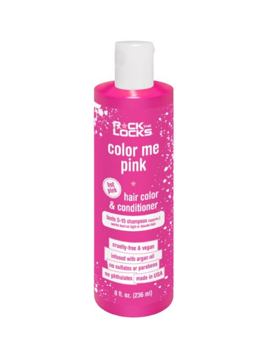 Rock The Locks Hair Color & Conditioner (Pink- Image 1)