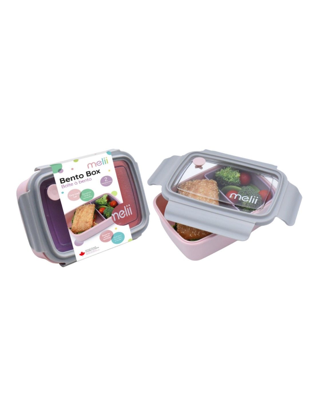 Melii Baby Bento Box with Removable Compartments