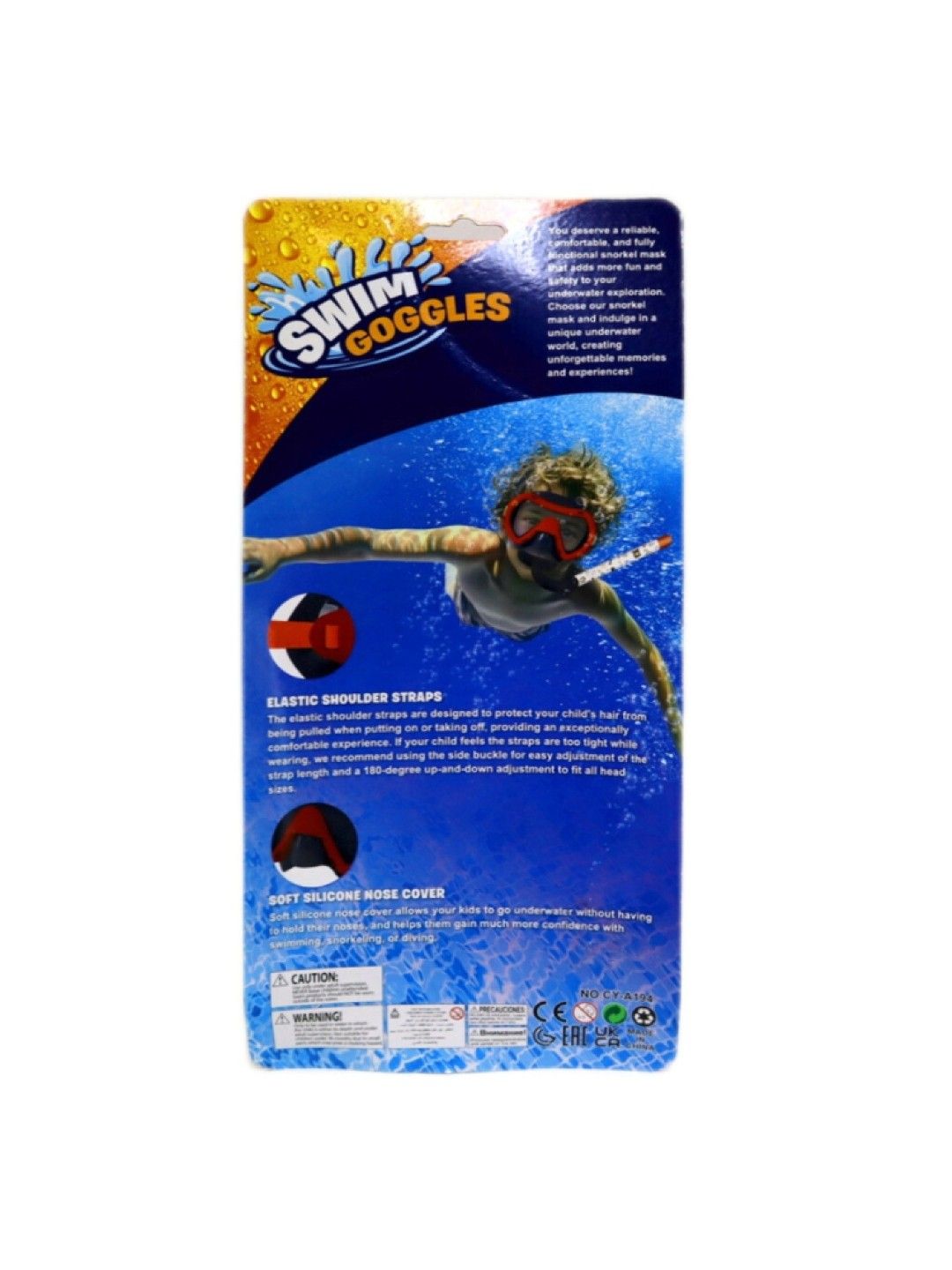 Kidsplay Swim Goggles Snorkel Set Pirate (No Color- Image 4)