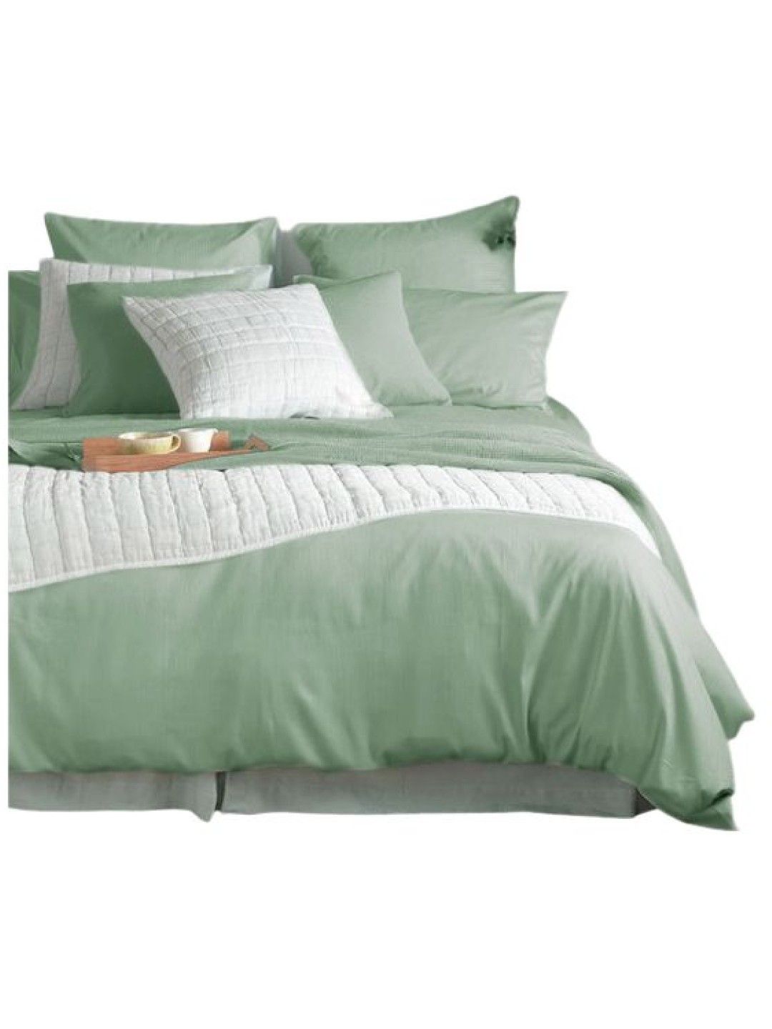 Lifestyle by Canadian 3-Piece Fitted Ls T300 USA - Plain Laurel (No Color- Image 1)