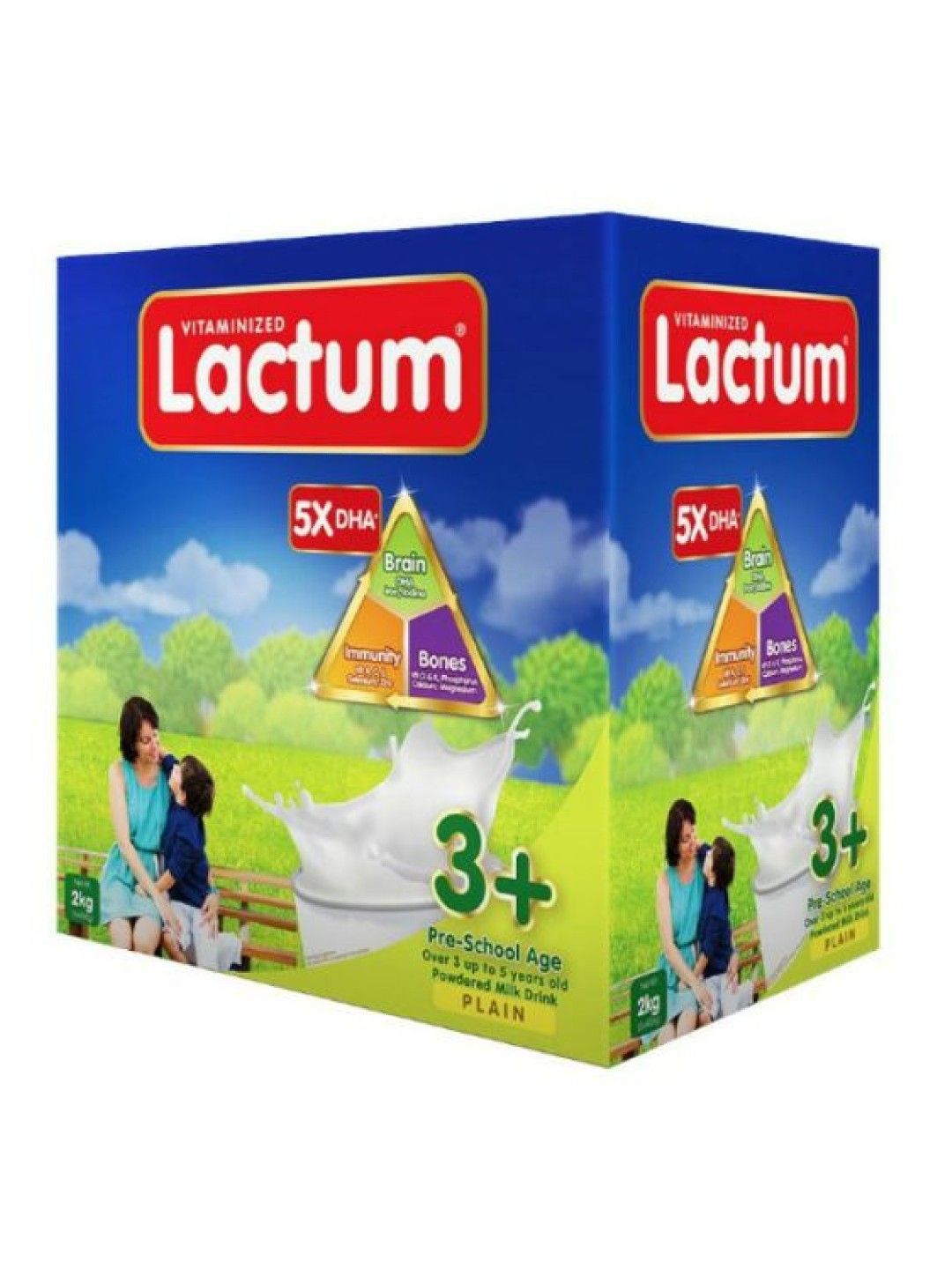 Lactum 3+ Lactum 3+ Plain Powdered Milk Drink 2kg (No Color- Image 1)