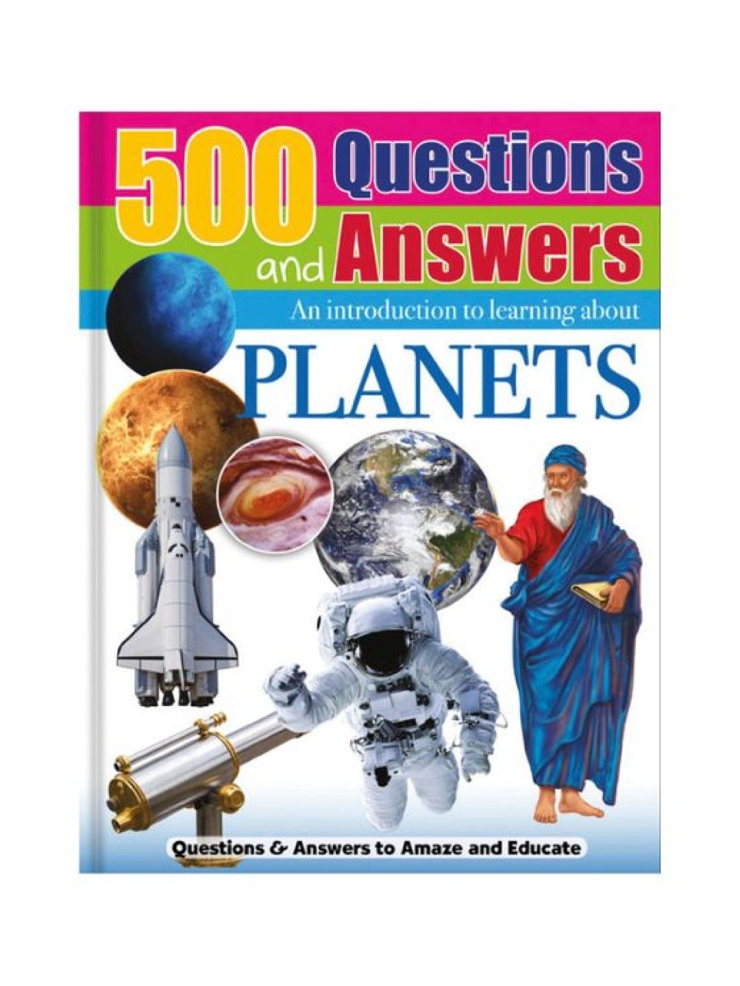 Learning is Fun 500 Questions And Answers - Planets (No Color- Image 1)