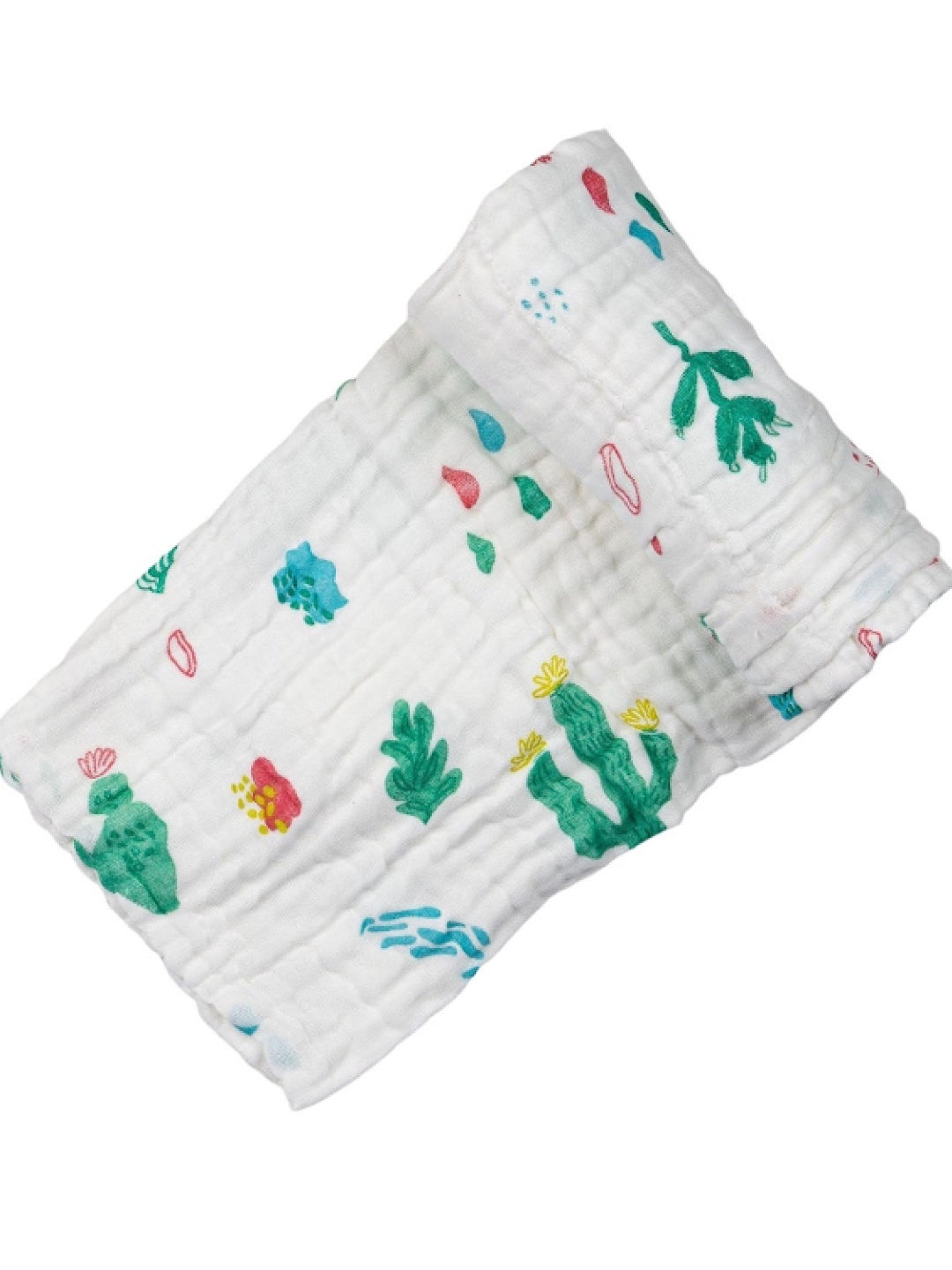 Swaddies PH Plants Multipurpose Muslin Cloth (No Color- Image 1)