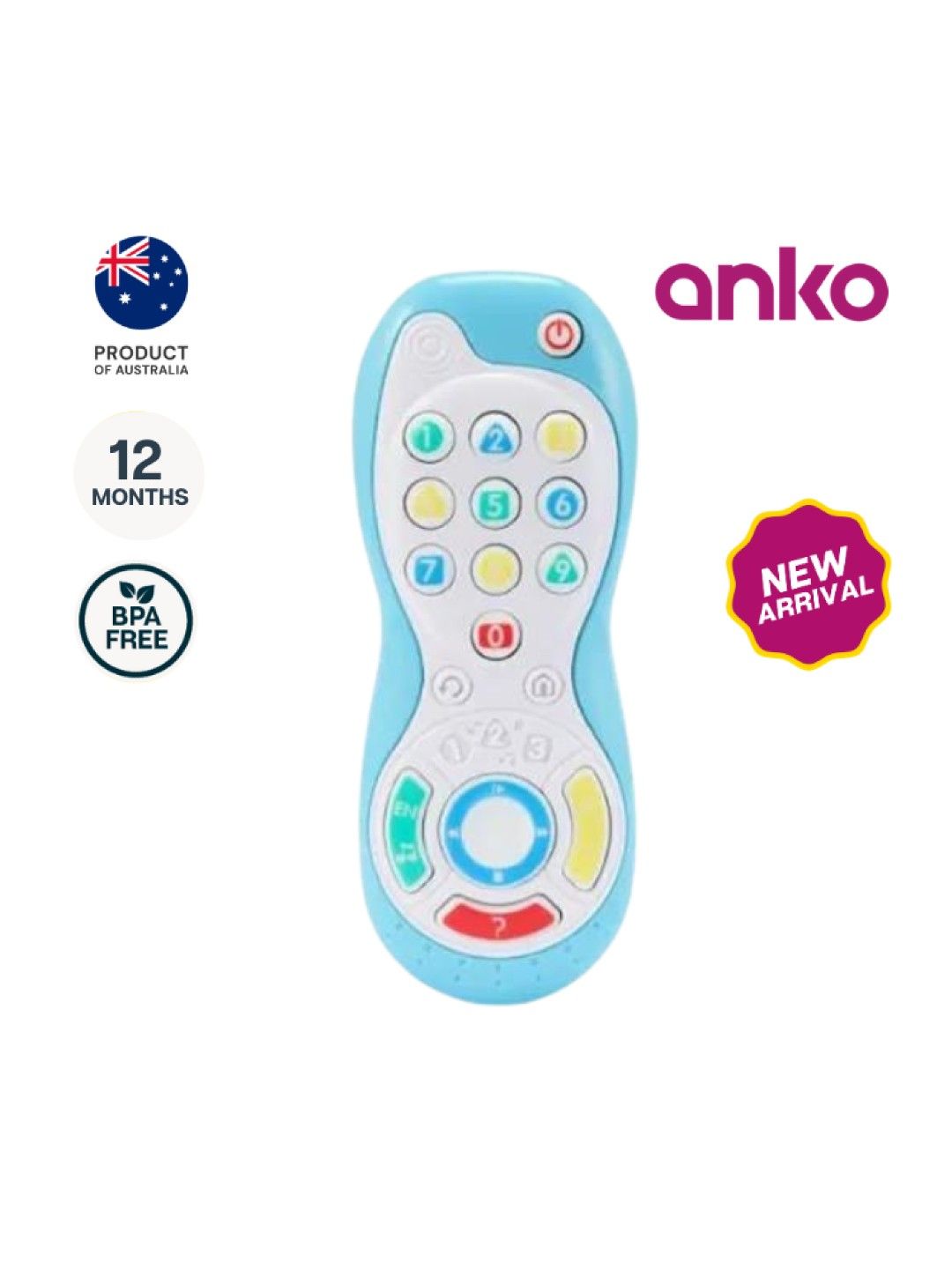 Anko Play & Learn Learning Remote Control (No Color- Image 1)