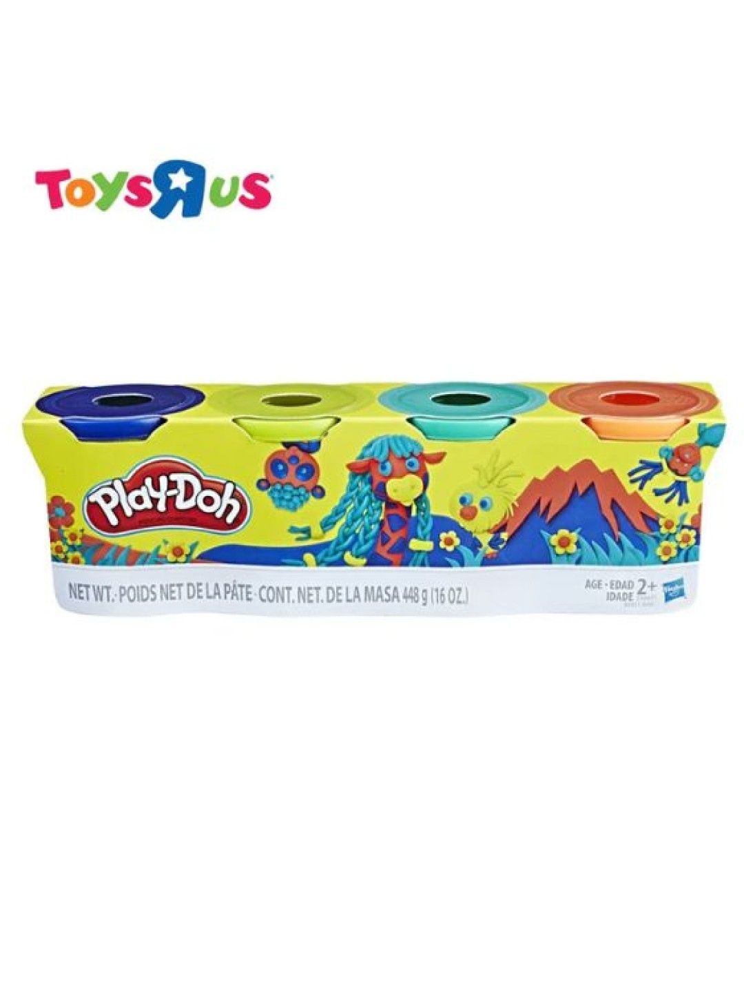 Toys R Us Play-Doh Classic Color (Blue, Light Green, Orange, Green- Image 2)