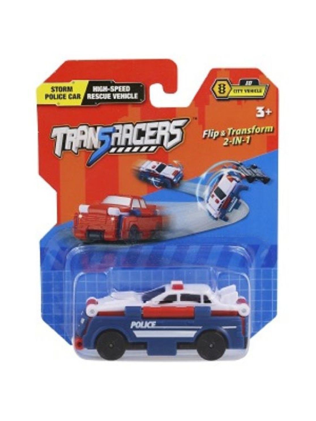 Auldey Police Car / High-speed Rescue Car (No Color- Image 1)