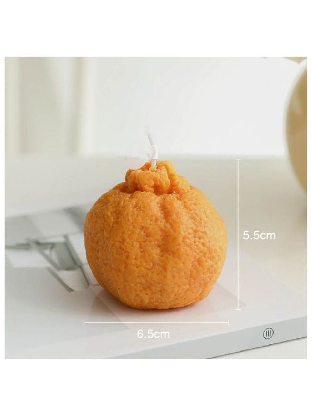Scenti Cute Cheese and Orange Candle (Ponkan Orange- Image 4)