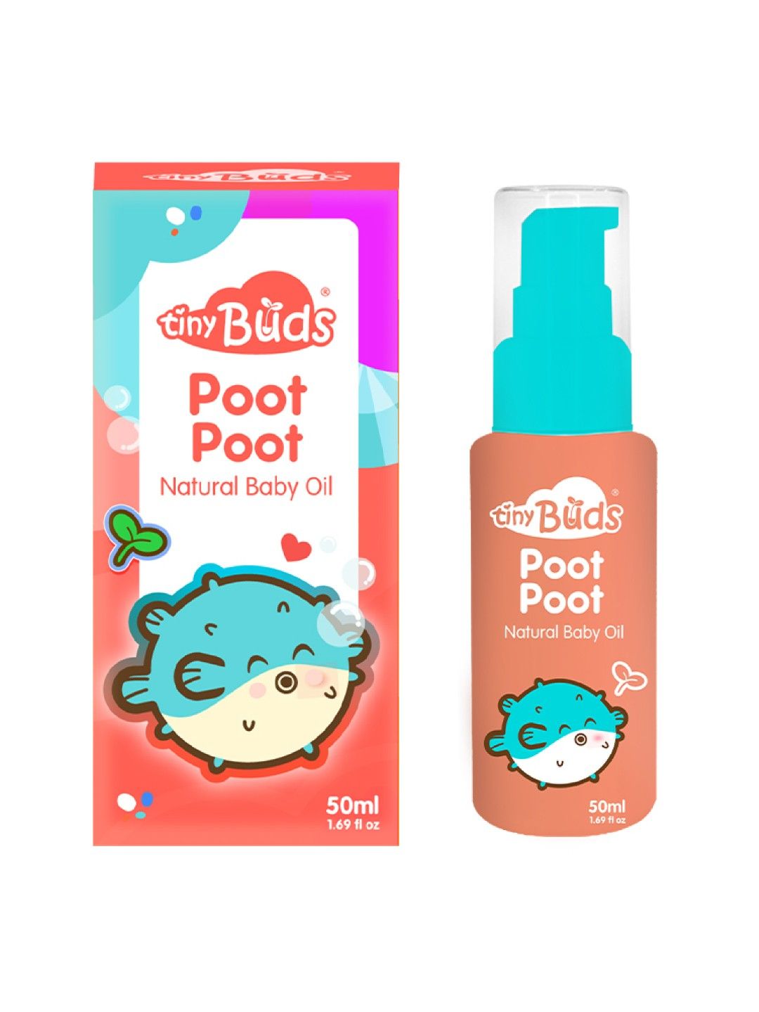 Tiny Buds Tiny Buds Poot Poot Natural Baby Oil 50ML (No Color- Image 1)