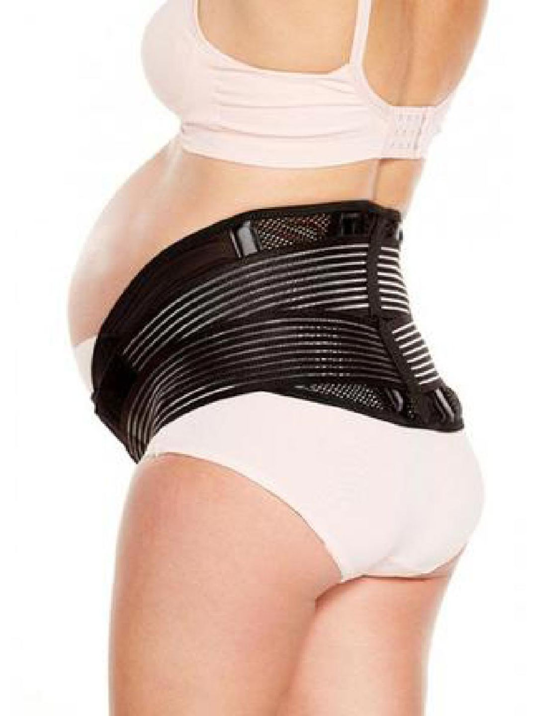 Mamaway Posture Correcting Maternity Support Belt (Black- Image 2)