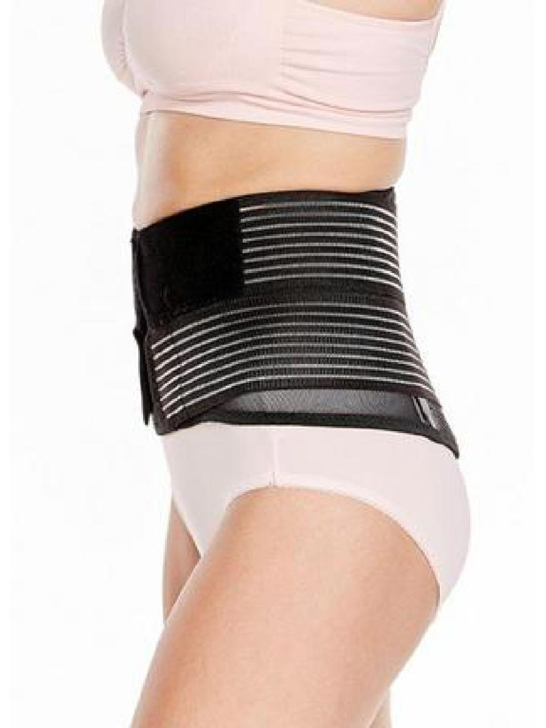 Mamaway Posture Correcting Maternity Support Belt (Black- Image 4)