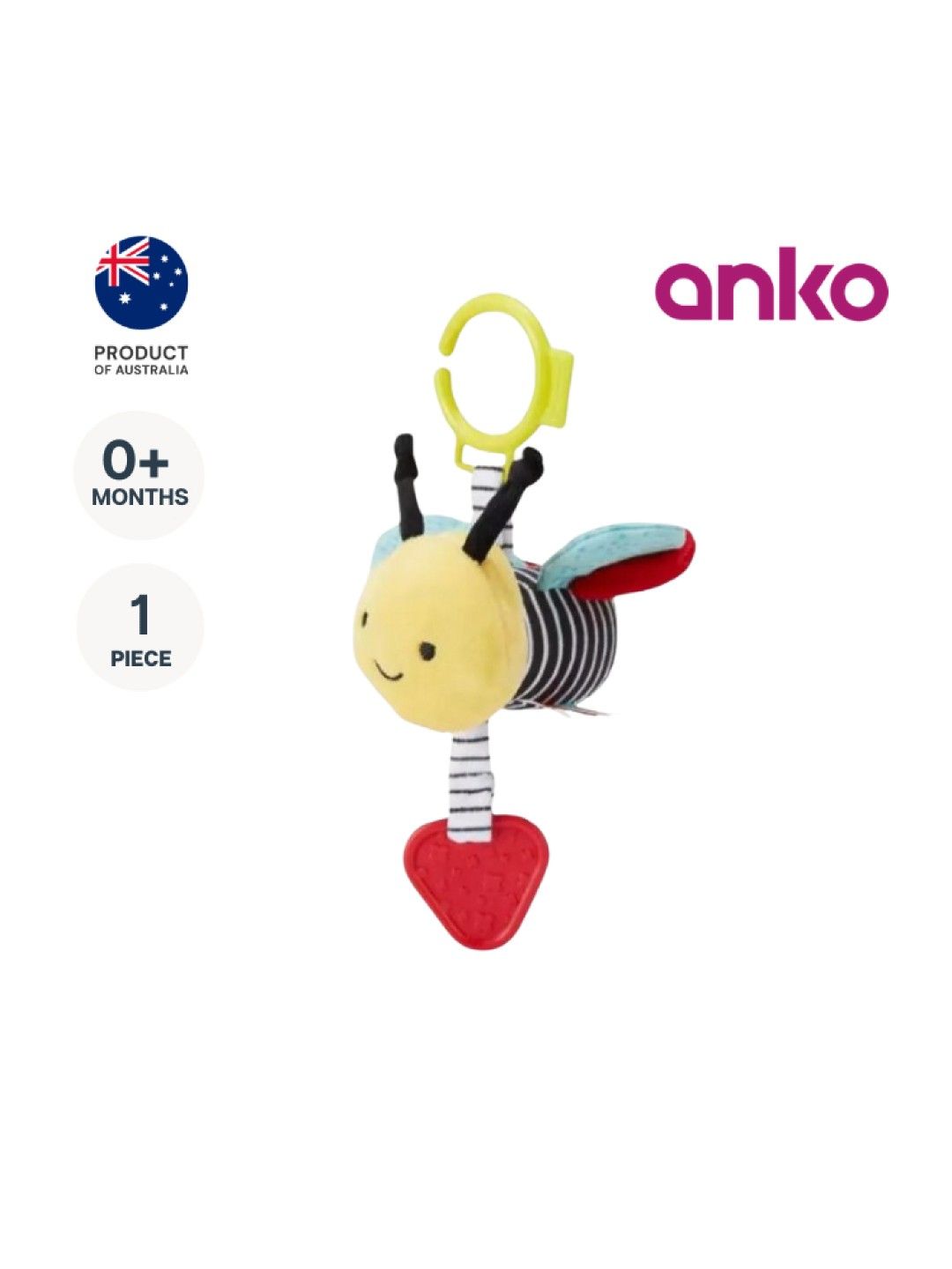 Anko Pram Toy (Bee- Image 1)