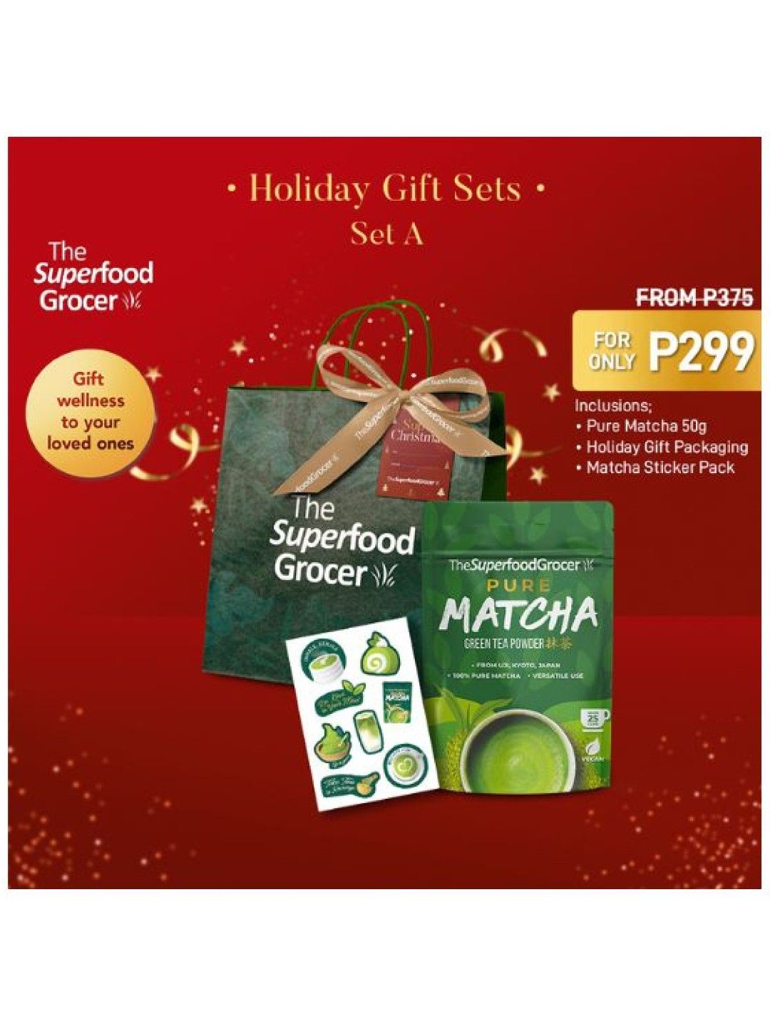 The Superfood Grocer Premium Teas Holiday Gift Set A