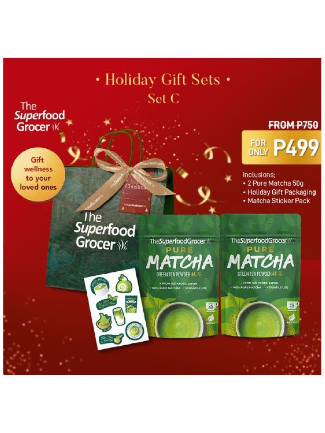 The Superfood Grocer Premium Teas Holiday Gift Set C