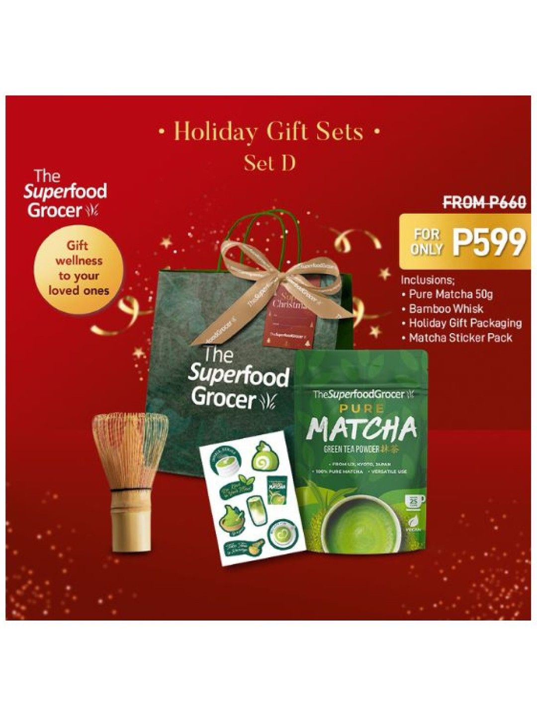 The Superfood Grocer Premium Teas Holiday Gift Set D