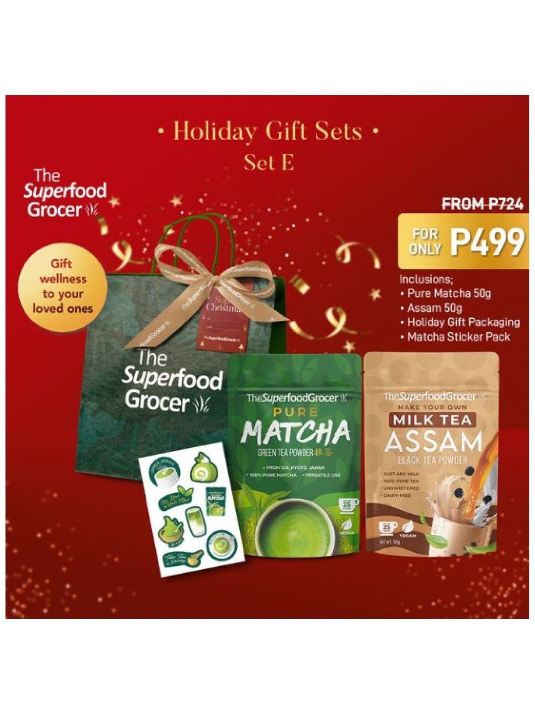 The Superfood Grocer Premium Teas Holiday Gift Set E
