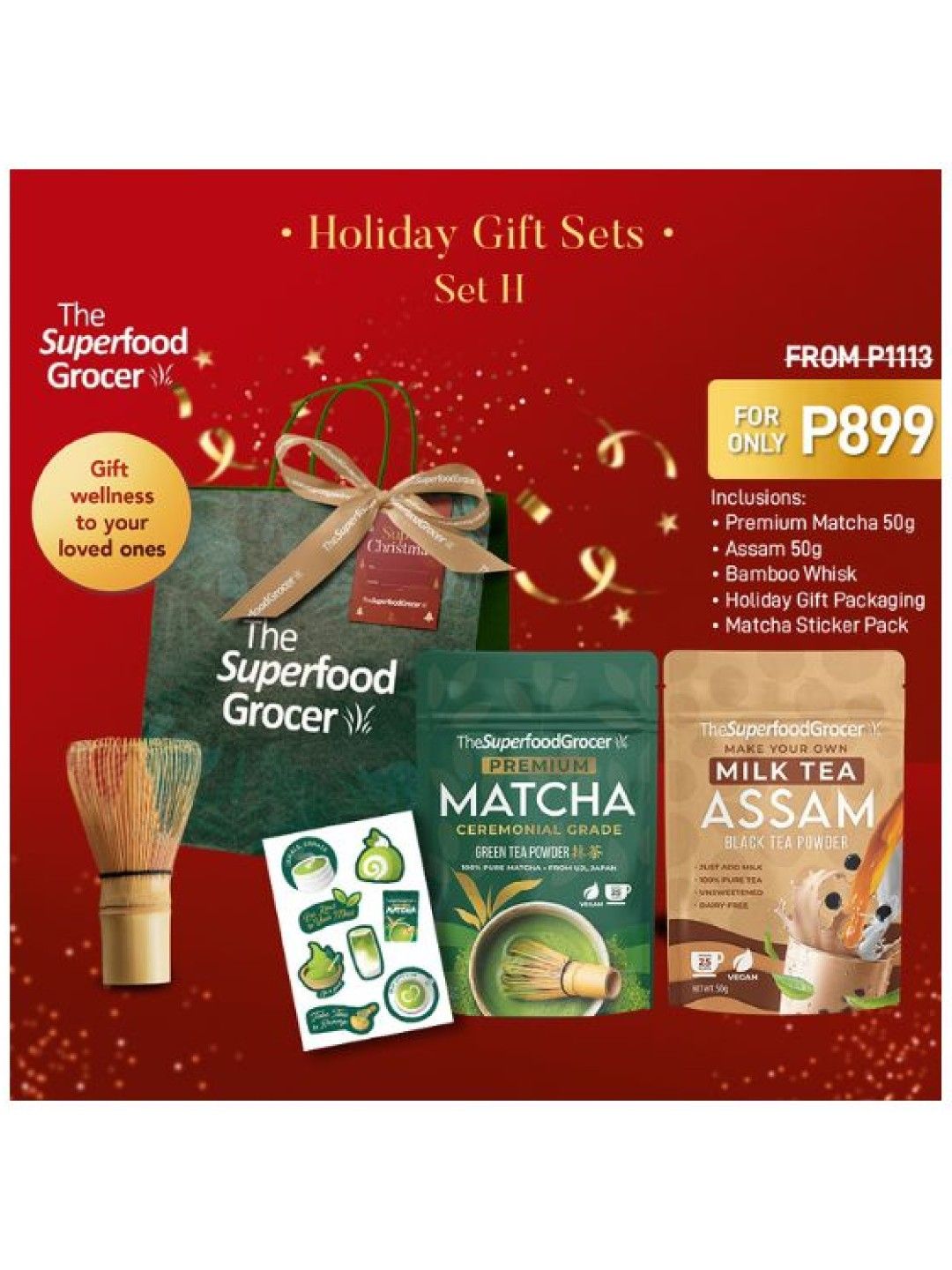 The Superfood Grocer Premium Teas Holiday Gift Set H