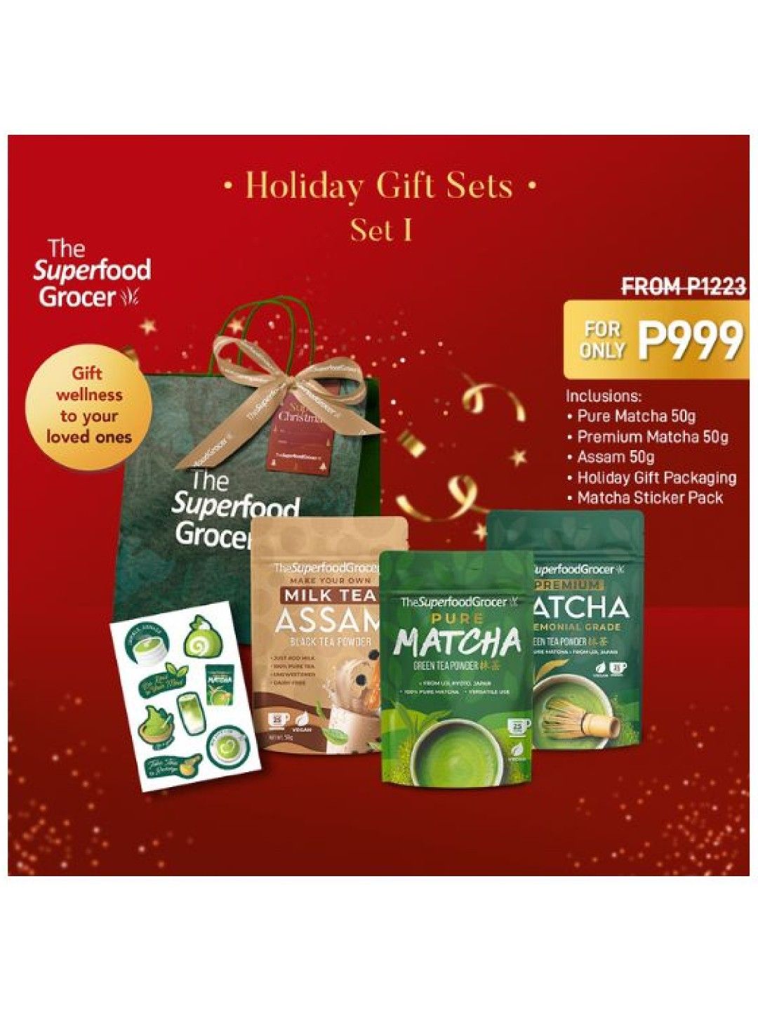 The Superfood Grocer Premium Teas Holiday Gift Set I