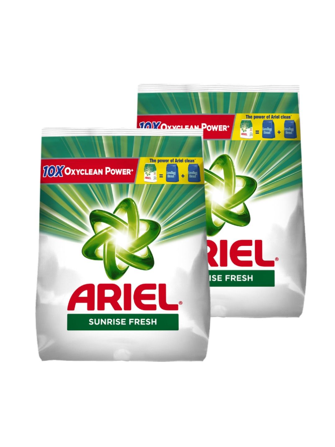 Ariel Sunrise Fresh Laundry Powder Detergent 2-Pack (2.465kg) (No Color- Image 1)