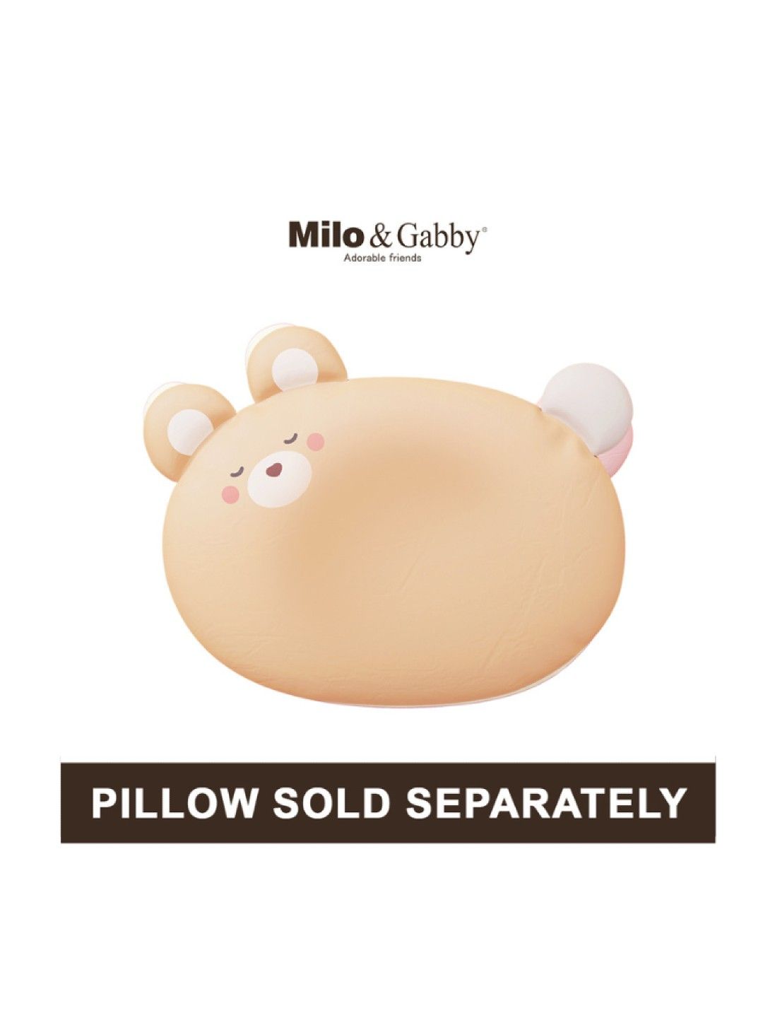 Milo & Gabby Newborn Pillow Case - Bebe Sandy (No Color- Image 2)