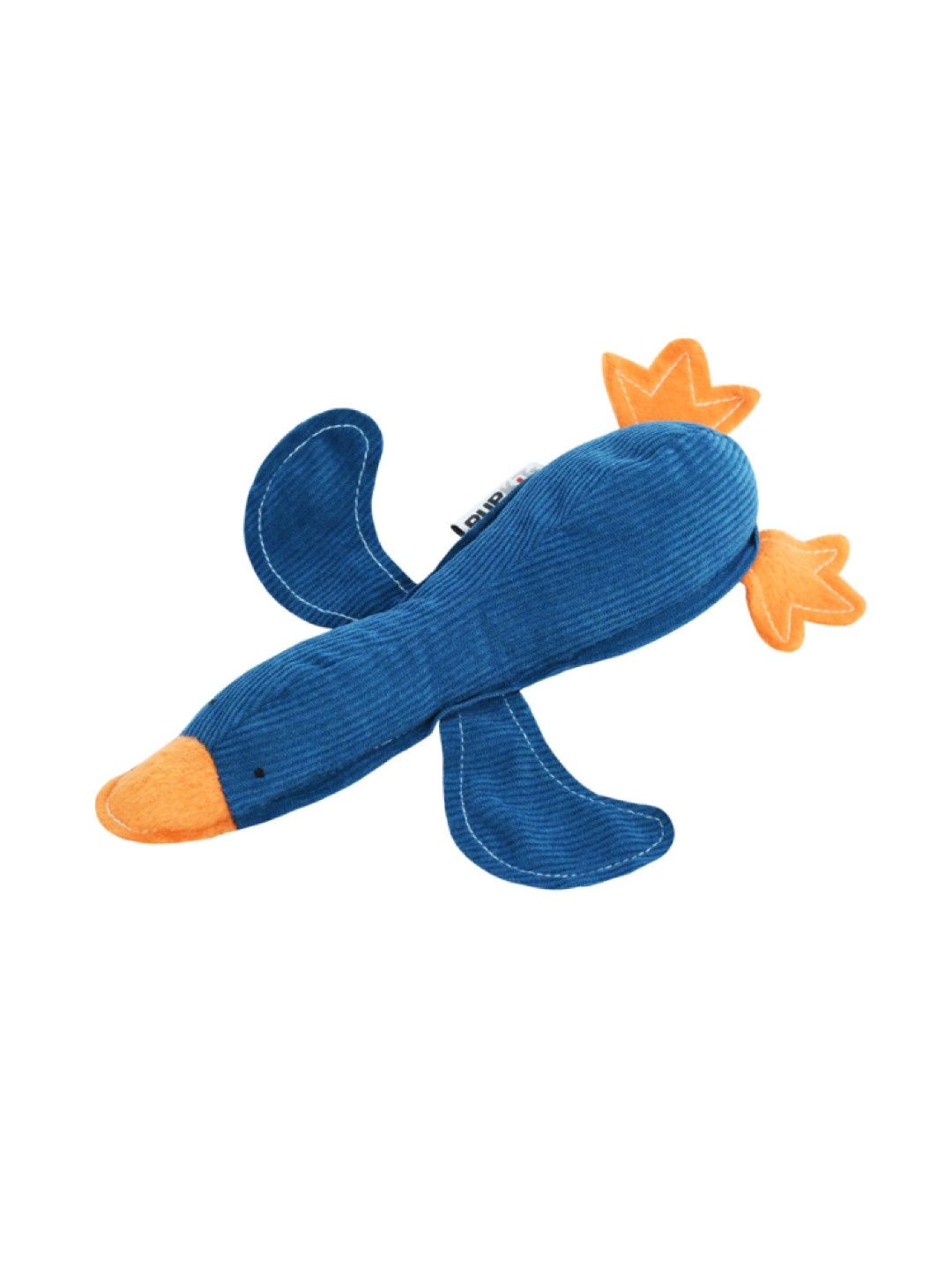 PUPKITS Corduroy Duckie Squeaker - Dog toy (Blue- Image 4)