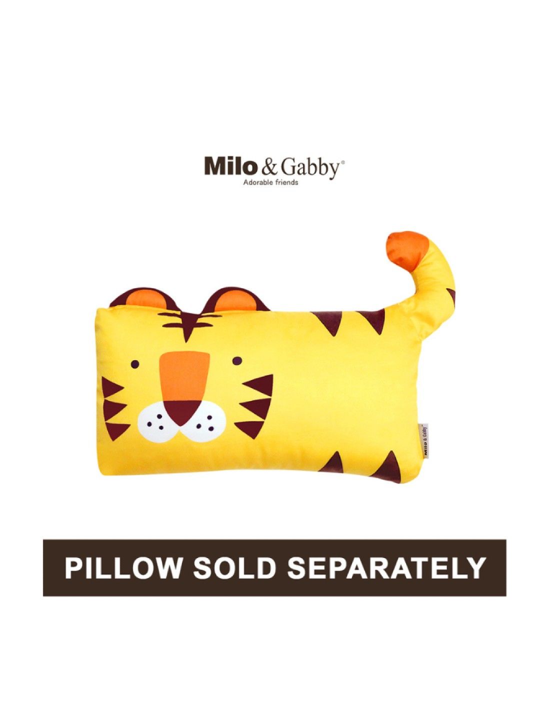 Milo & Gabby Mini Pillow Case - Tom (No Color- Image 2)
