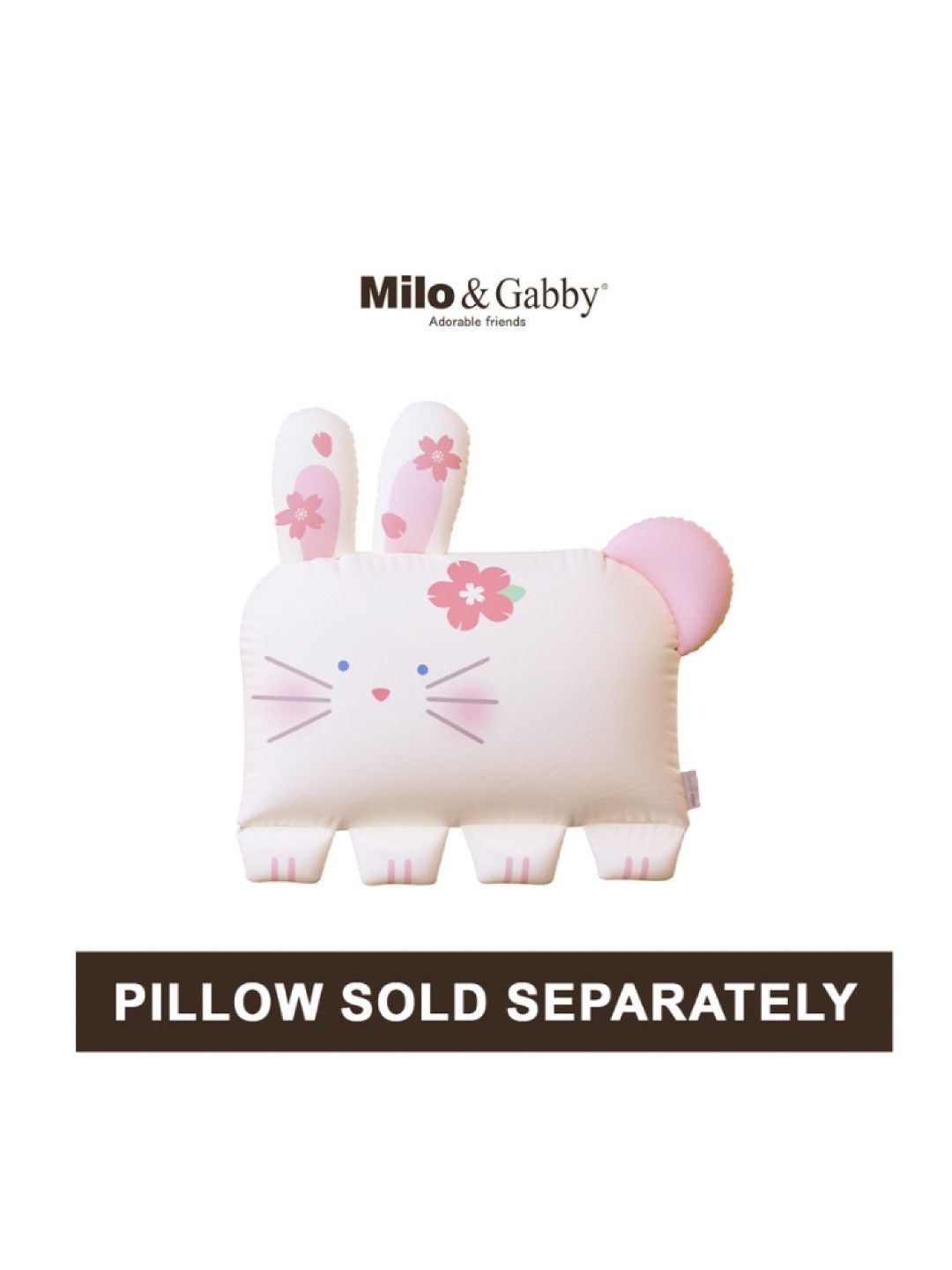 Milo & Gabby Kids Pillow Case - Blossom Lala (No Color- Image 2)