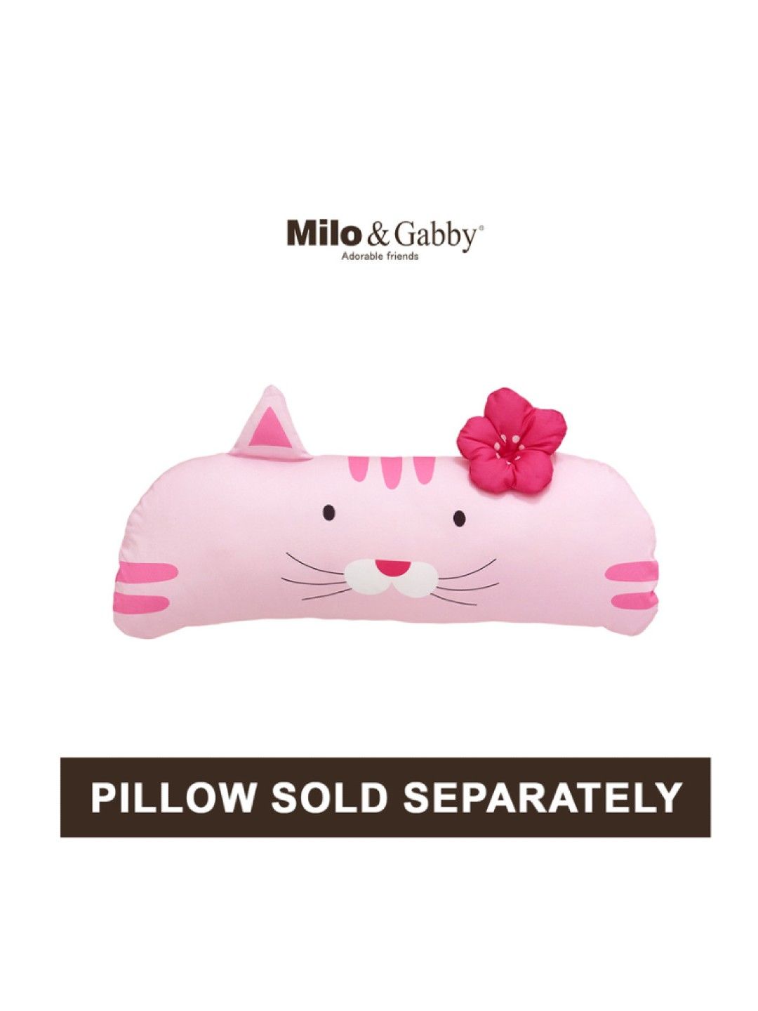 Milo & Gabby Long Pillow Case - Nancy (No Color- Image 2)