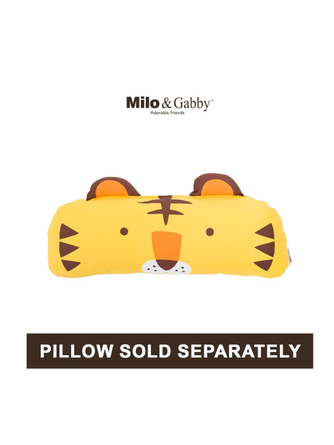 Milo & Gabby Long Pillow Case - Tom (No Color- Image 2)