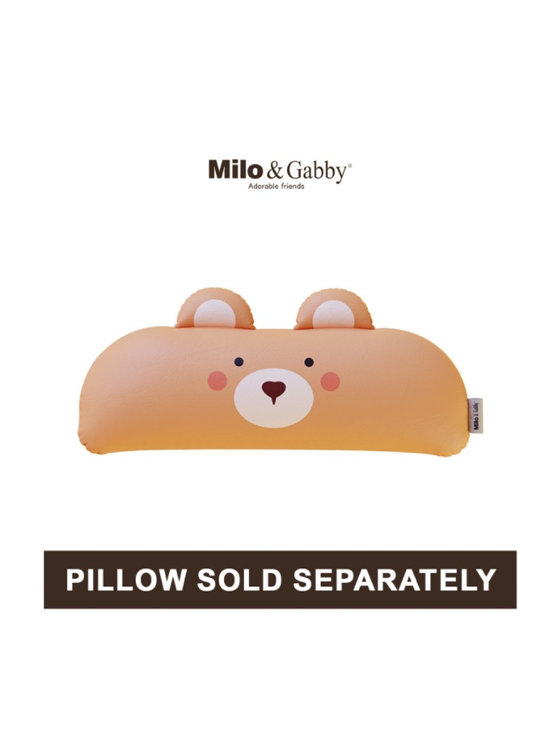 Milo & Gabby Long Pillow Case - Sandy (No Color- Image 2)