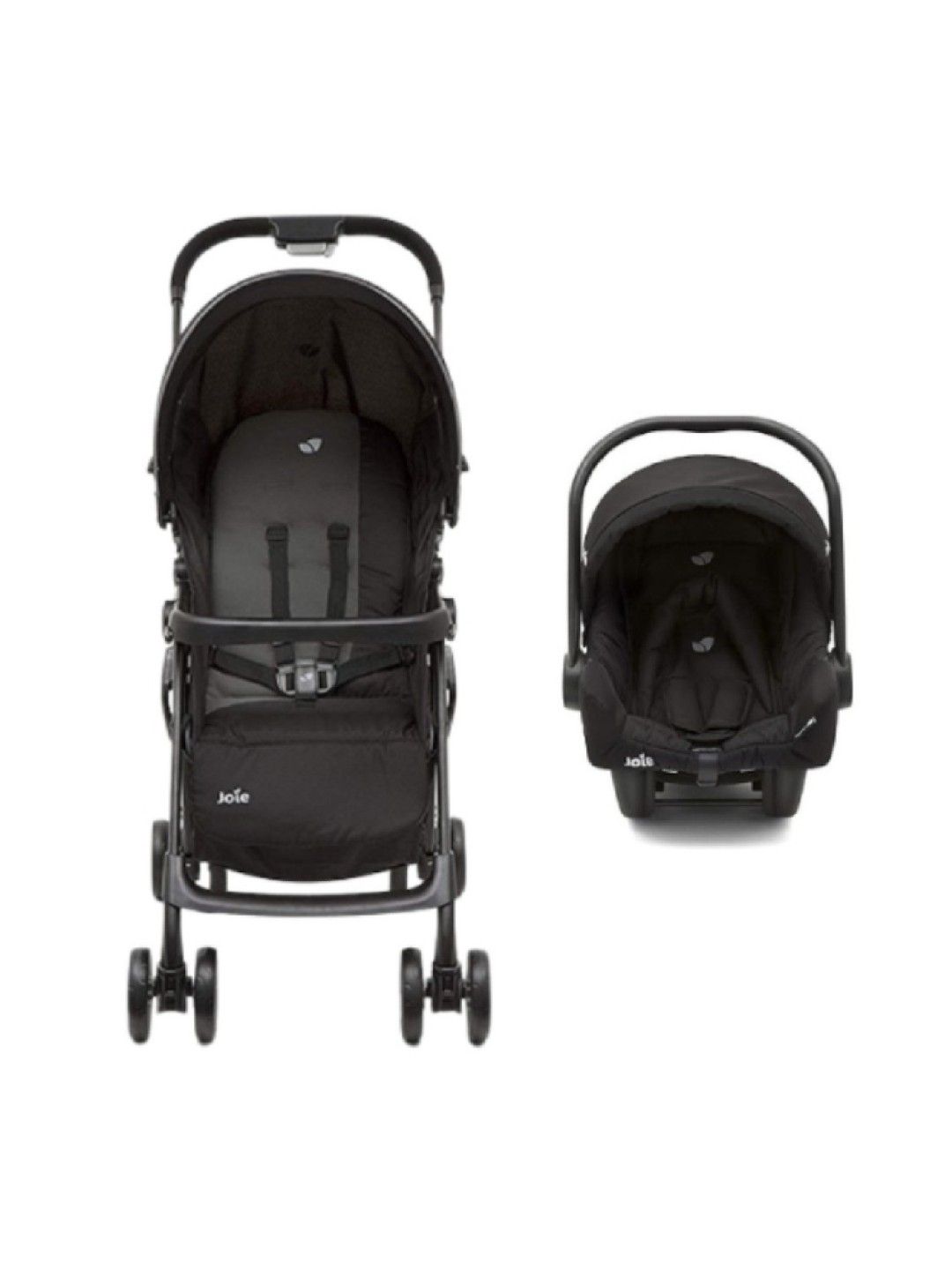 Joie Juva Travel System - Black Ink (Stroller with Car Seat)