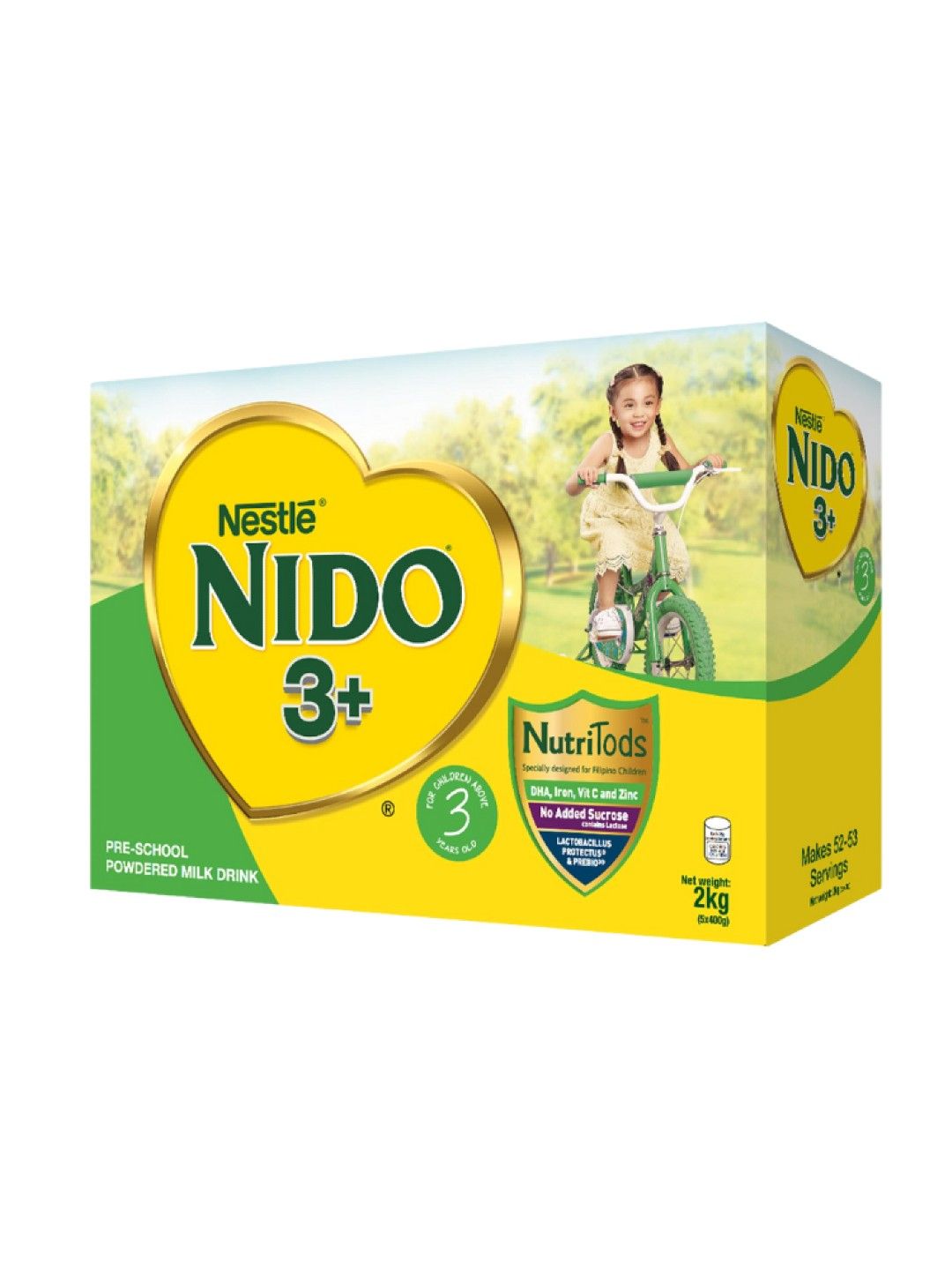 Nido 3+ NIDO® 3+ Powdered Milk Drink For Pre-Schoolers Above 3 Years Old (2kg)