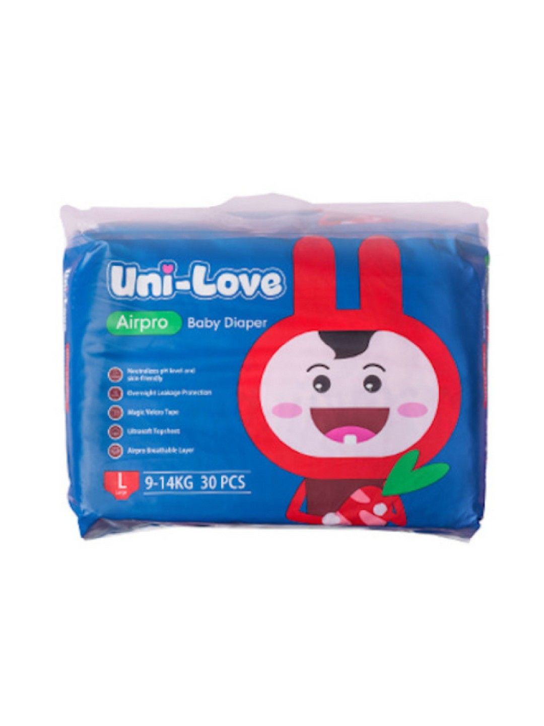 Uni-love Airpro Baby Tape Diaper Large (30pcs) (No Color- Image 1)