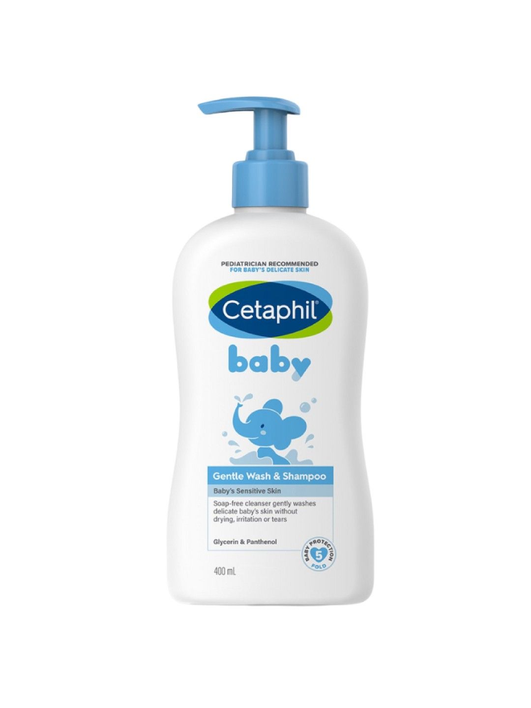 Cetaphil Baby Baby Gentle Wash & Shampoo Pump (400ml) (No Color- Image 1)