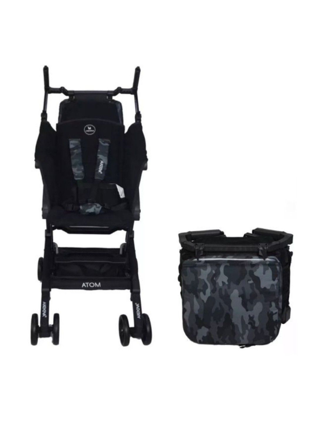 Akeeva Ultra Pocket Stroller Atom (Black) (Black- Image 1)