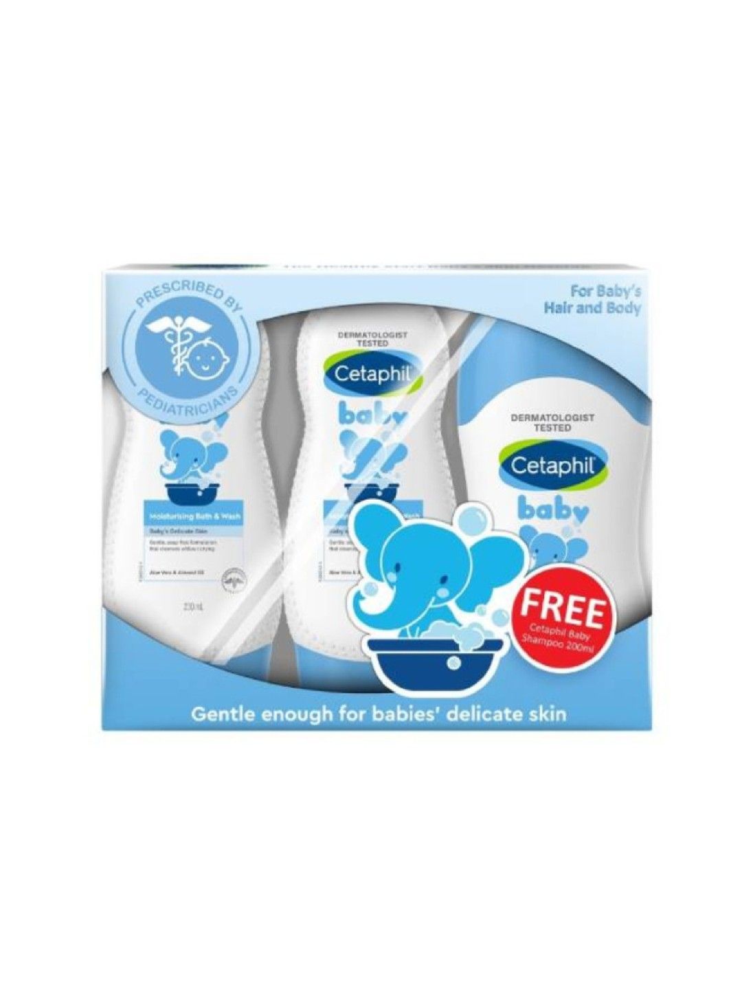 Cetaphil Baby Baby Bath Set (with Free Baby Shampoo 200ml)