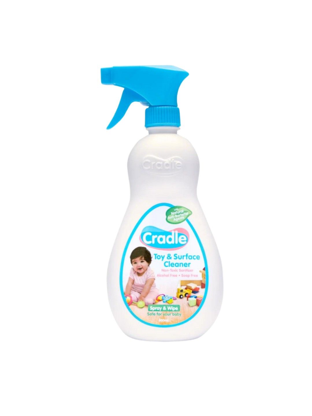 Cradle Toy & Surface Cleaner Spray 500ML (No Color- Image 1)