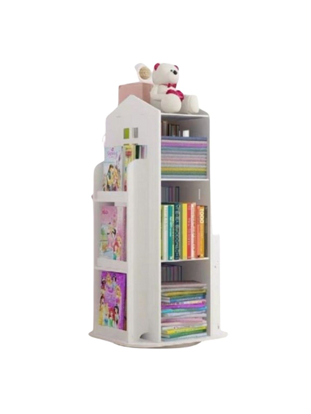 Hamlet Kids Room Lorwyn Kids Rotating Bookshelf (White- Image 1)