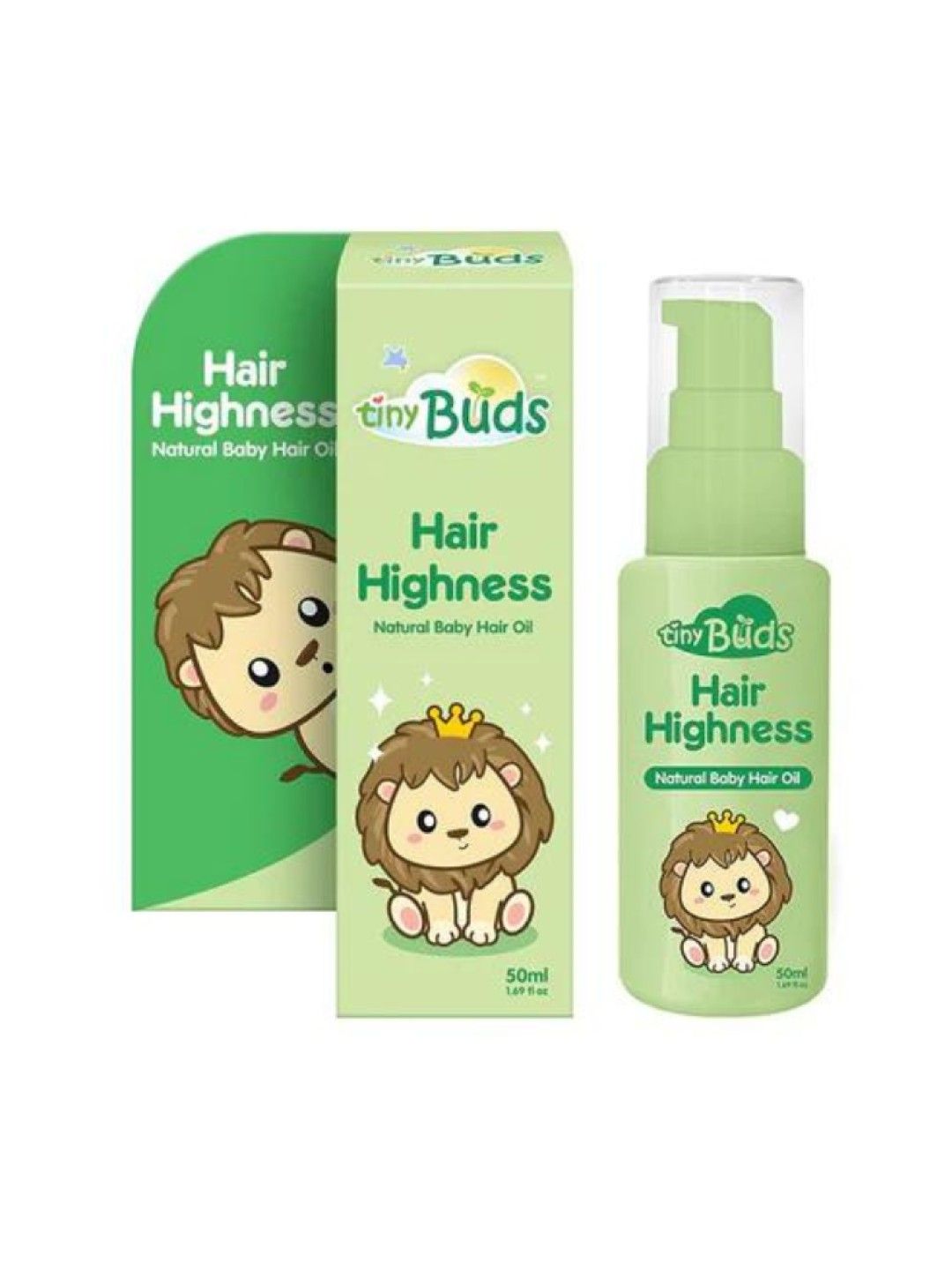 Tiny Buds Hair Highness Natural Baby Hair Oil (No Color- Image 1)