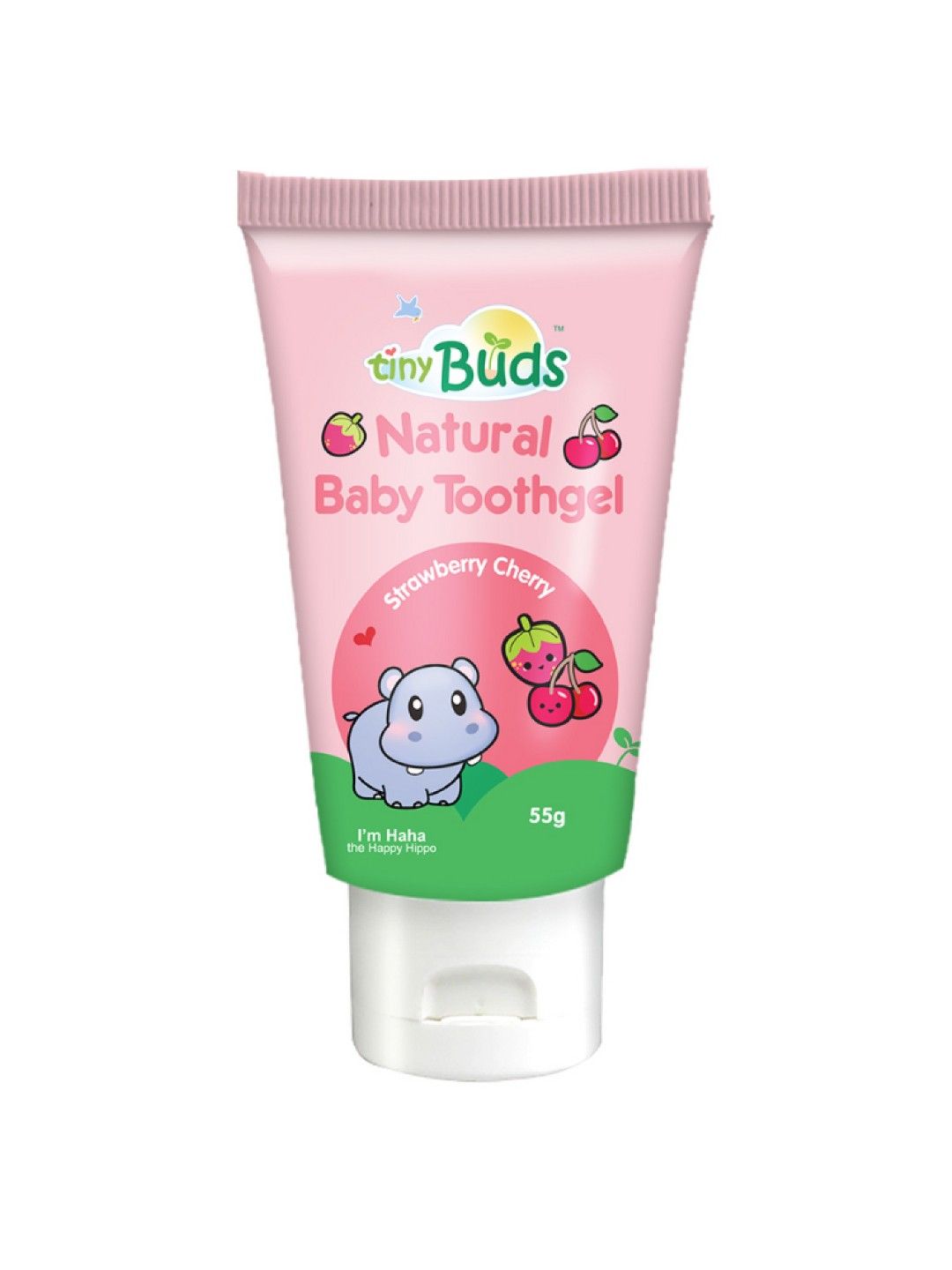 Tiny Buds Cherry Strawberry Baby Toothgel Stage 1 (55g) (No Color- Image 1)