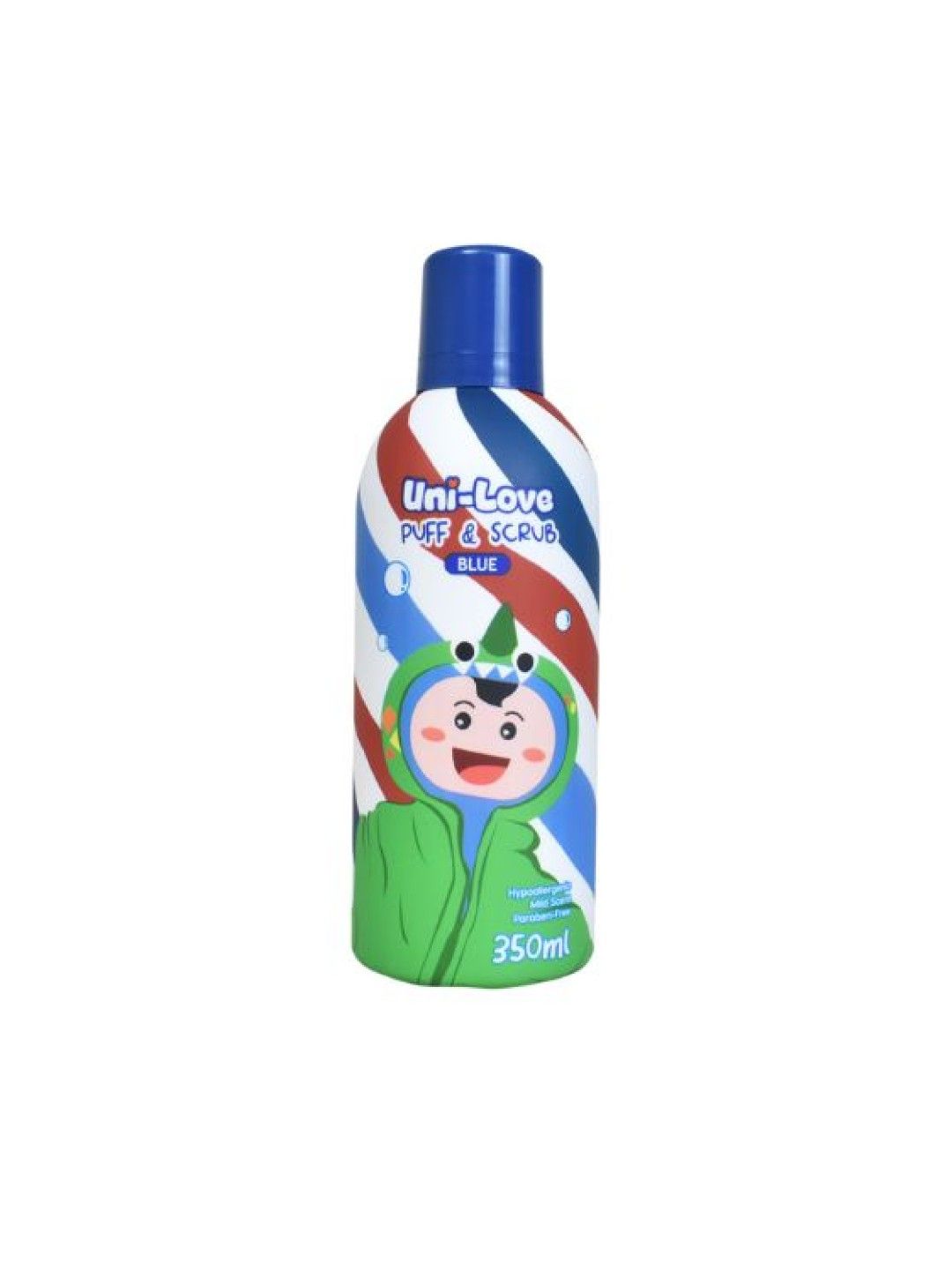 Uni-love Puff and Scrub (Blue) 350ml (No Color- Image 1)