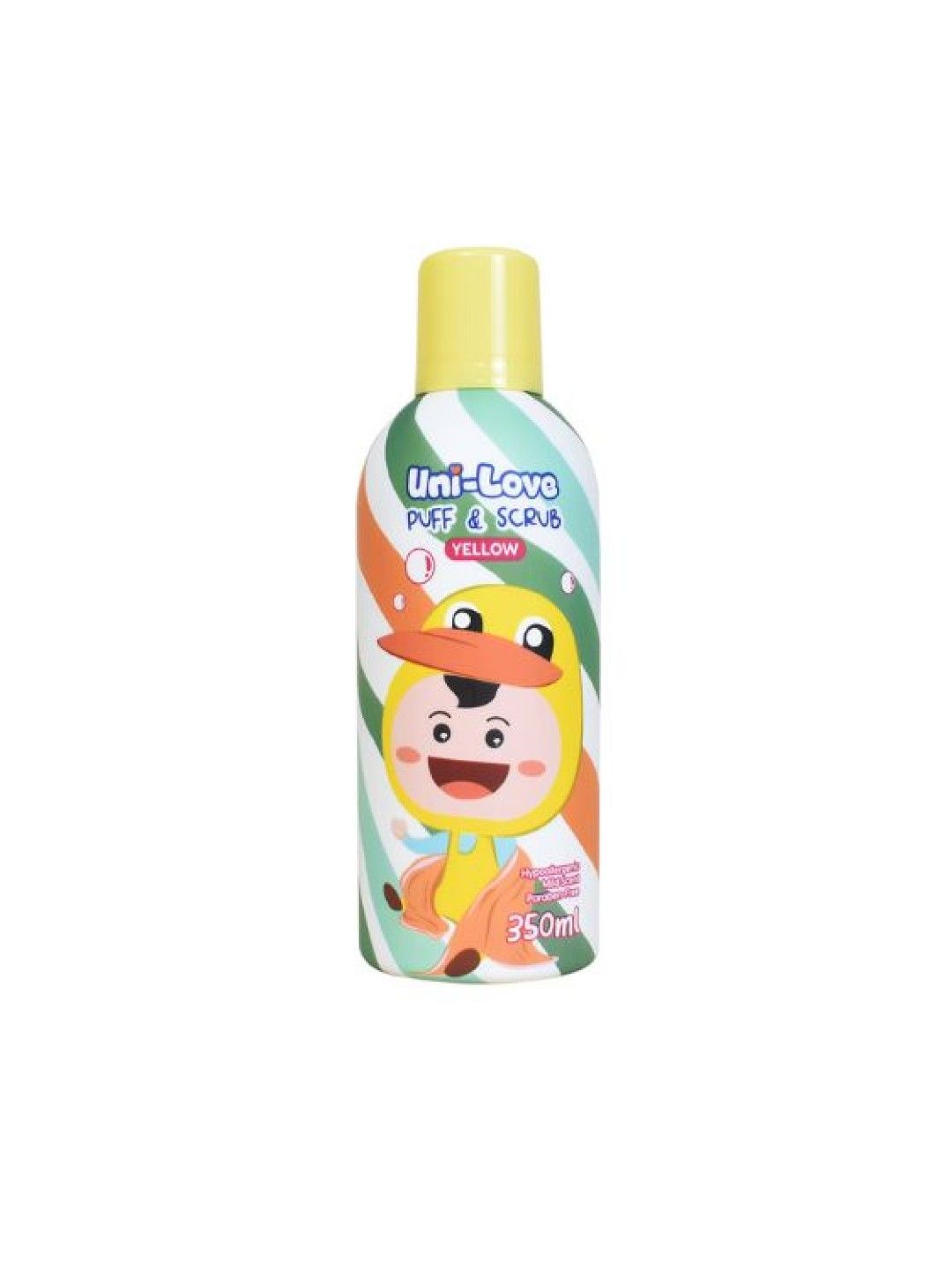 Uni-love Puff and Scrub (Yellow) 350ml (No Color- Image 1)