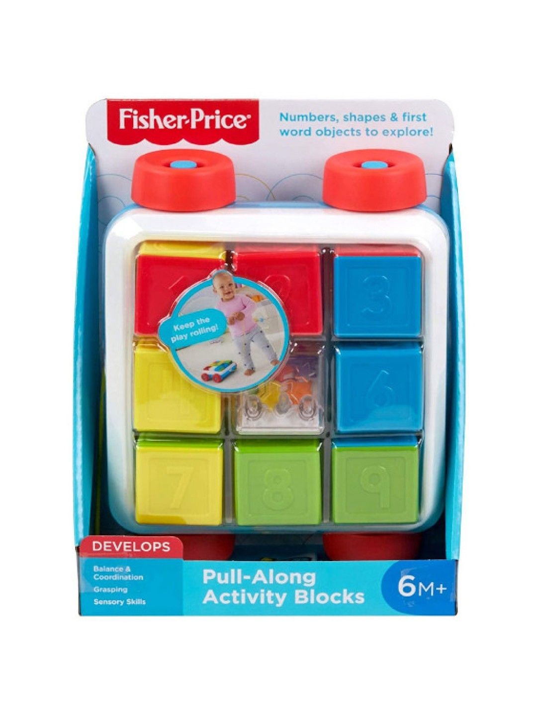 Fisher Price Pull-Along Activity Blocks (No Color- Image 3)