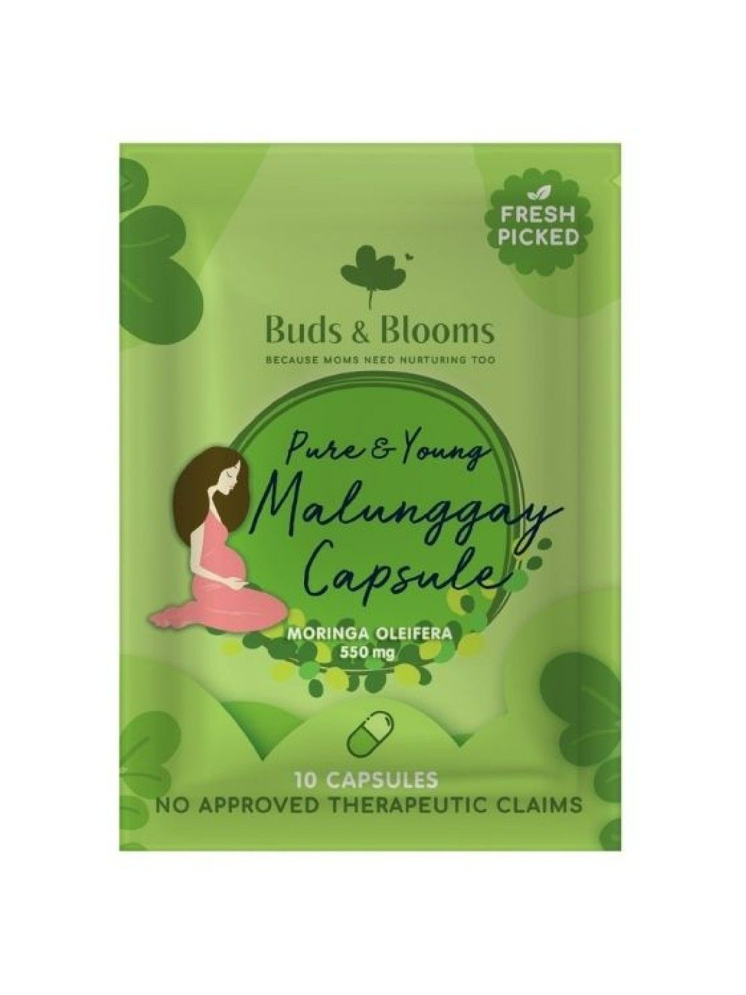 Buds & Blooms Pure & Young Malunggay Capsule Sachet (10s)